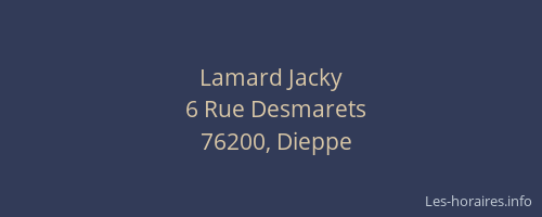 Lamard Jacky