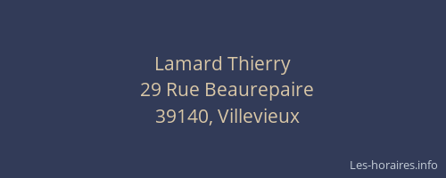 Lamard Thierry