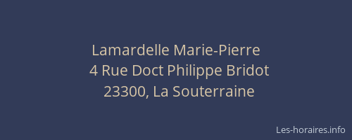 Lamardelle Marie-Pierre
