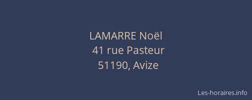 LAMARRE Noël