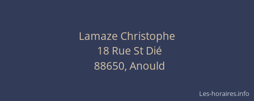 Lamaze Christophe