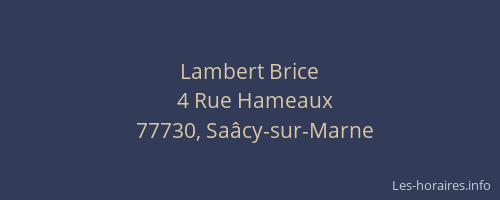 Lambert Brice