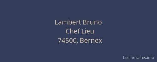 Lambert Bruno