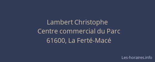 Lambert Christophe