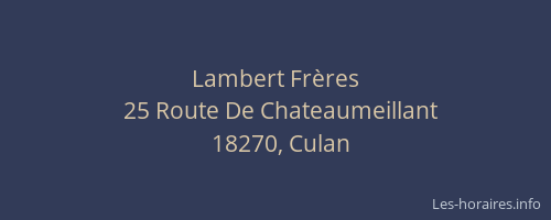 Lambert Frères