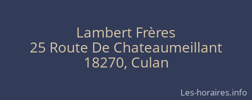 Lambert Frères