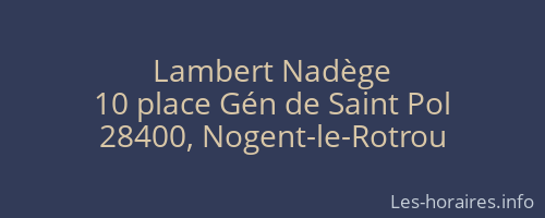 Lambert Nadège