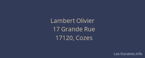 Lambert Olivier