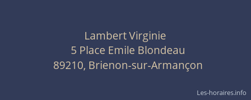 Lambert Virginie