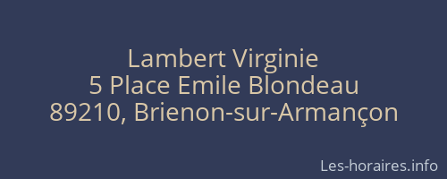 Lambert Virginie