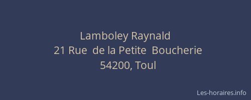Lamboley Raynald