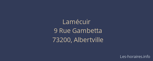 Lamécuir