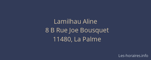 Lamilhau Aline