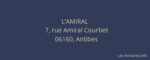 L’AMIRAL