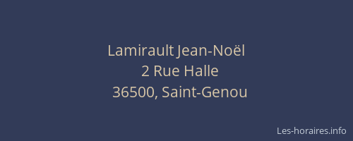 Lamirault Jean-No&euml;l