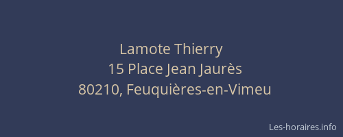 Lamote Thierry