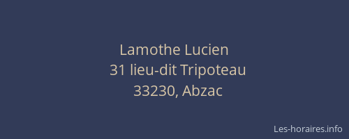 Lamothe Lucien