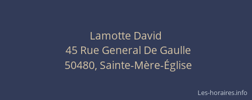 Lamotte David