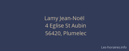 Lamy Jean-No&euml;l