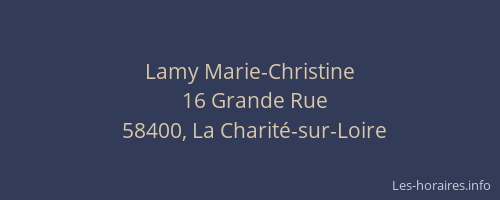 Lamy Marie-Christine