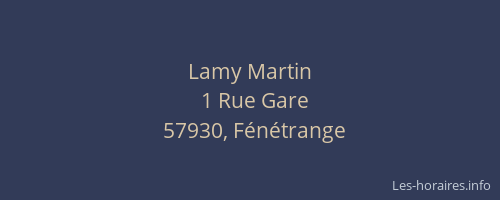 Lamy Martin