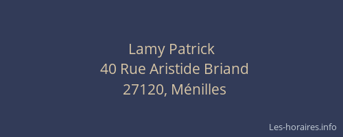 Lamy Patrick