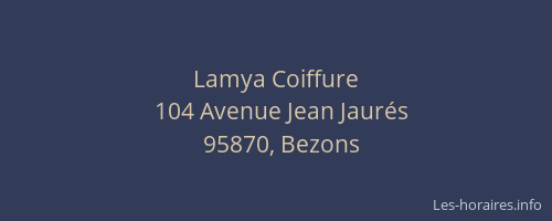 Lamya Coiffure