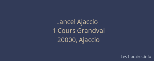 Lancel Ajaccio