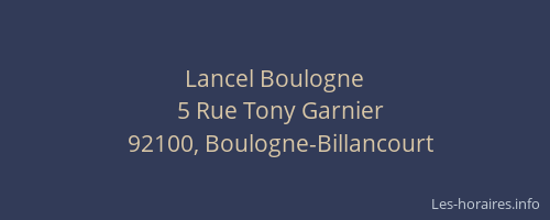 Lancel Boulogne