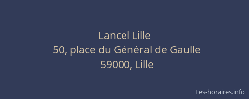 Lancel Lille
