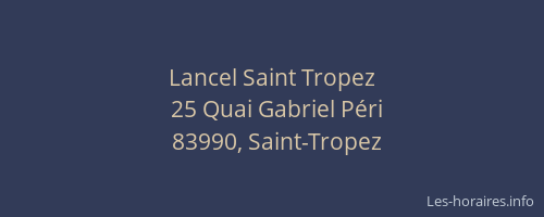 Lancel Saint Tropez