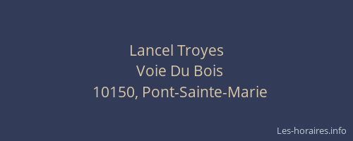 Lancel Troyes