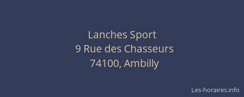 Lanches Sport