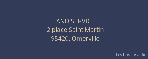 LAND SERVICE