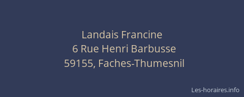 Landais Francine
