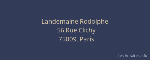 Landemaine Rodolphe