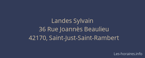 Landes Sylvain