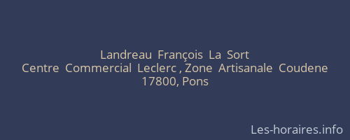 Landreau  François  La  Sort