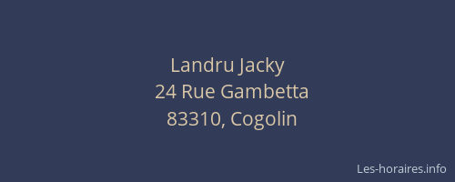 Landru Jacky