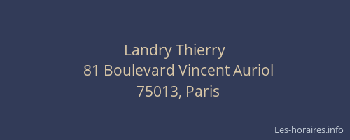 Landry Thierry