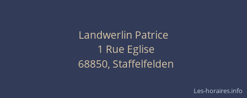 Landwerlin Patrice