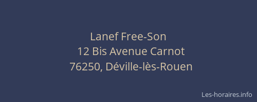 Lanef Free-Son
