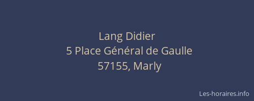 Lang Didier