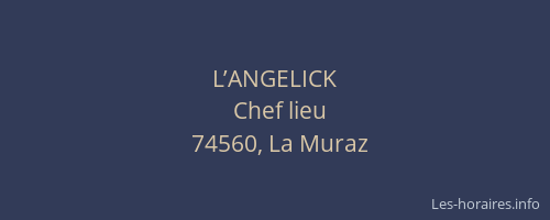 L’ANGELICK
