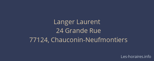 Langer Laurent