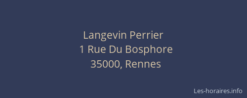 Langevin Perrier