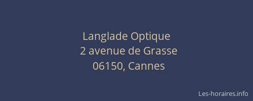 Langlade Optique
