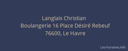 Langlais Christian