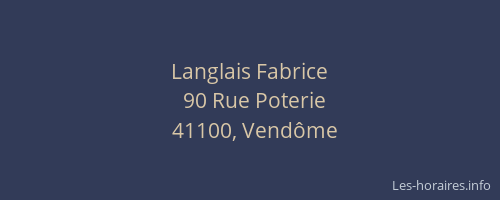 Langlais Fabrice