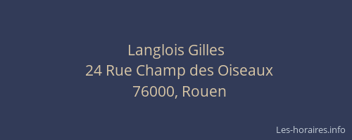Langlois Gilles